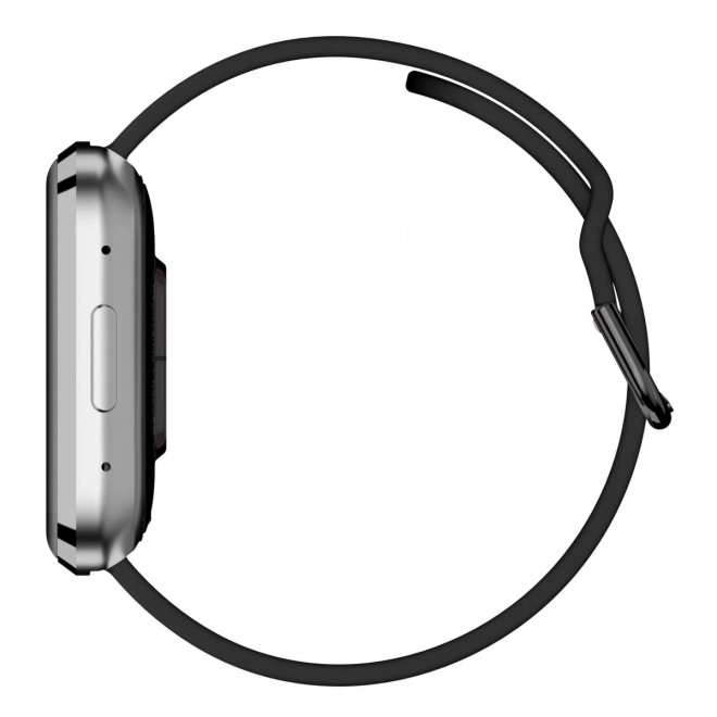 Smartwatch Garett GRC styl v stříbrno-černé barvě