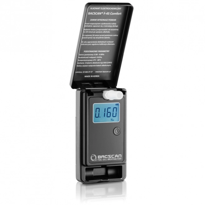 Elektrochemický dechový analyzátor BACscan F-45 COMFORT
