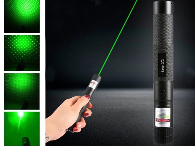 Zelené laserové ukazovátko