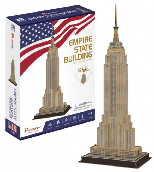Puzzle 3D Empire State Building 54 dílků