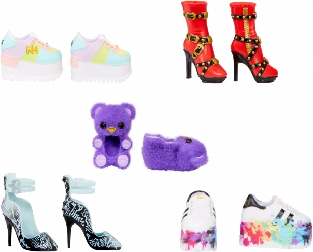 Rainbow High Kolekce Luxusních Bot Display 27 párů