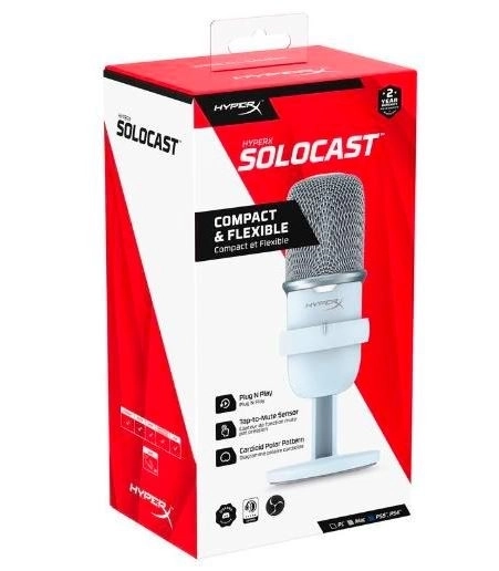 Mikrofon HyperX SoloCast bílý