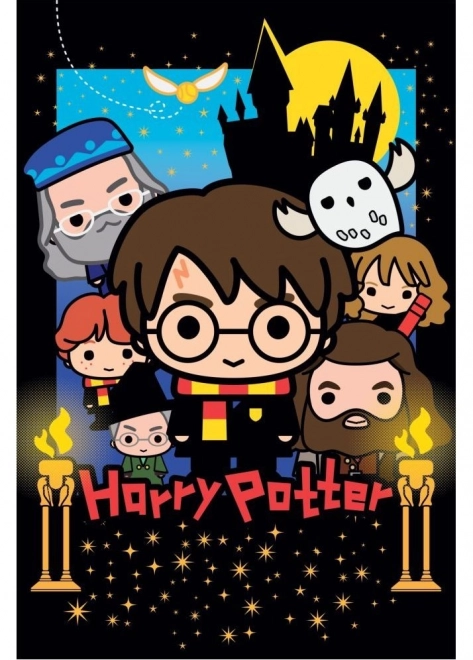 3D Puzzle Harry Potter 300 dílků s plyšovou hračkou