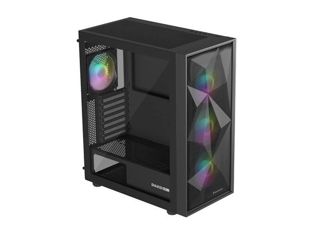 Genesis Diaxid 605 ARGB MIDI TOWER USB-C kryt Black
