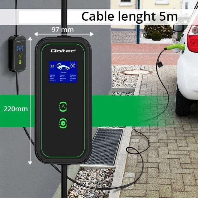 Mobilní nabíječka pro elektromobily EV s nastavitelnou funkcí 2v1