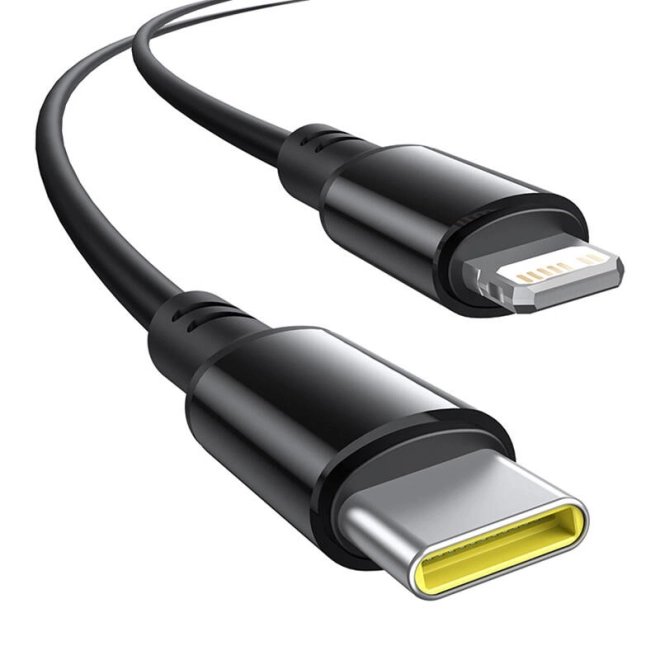 Autonabíječka Baseus USB-C s Lightning kabelem