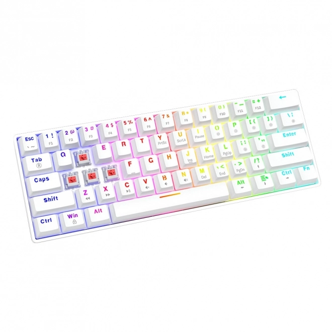 Mechanická klávesnice Whiteout X2, Red Outemu, Hot Swap