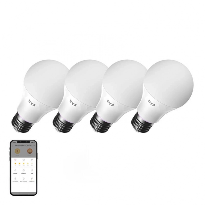 Yeelight chytrá LED žárovka GU10 (stmívatelná, 4 ks)