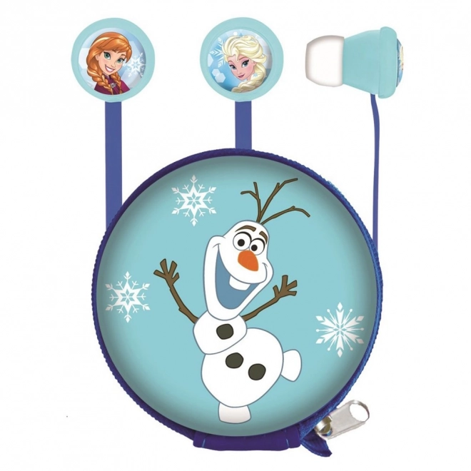 Sluchátka s pouzdrem Disney Frozen