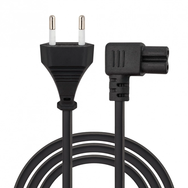 Napájecí kabel 2pin, C7 úhlový 5m, CL-186