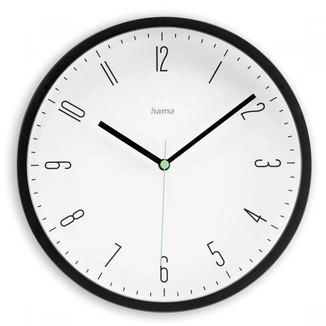 Nástěnné hodiny Capri 25 cm černá