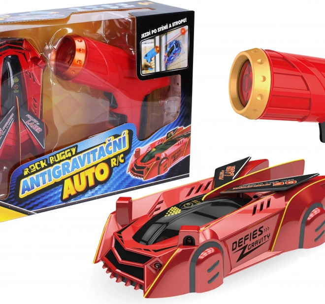 Rock Buggy antigravitační RC auto s laserem 15 cm červené