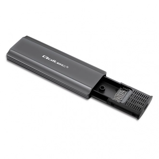 Obal na disk Qoltec pro M.2 SSD SATA NVMe USB-C 2TB