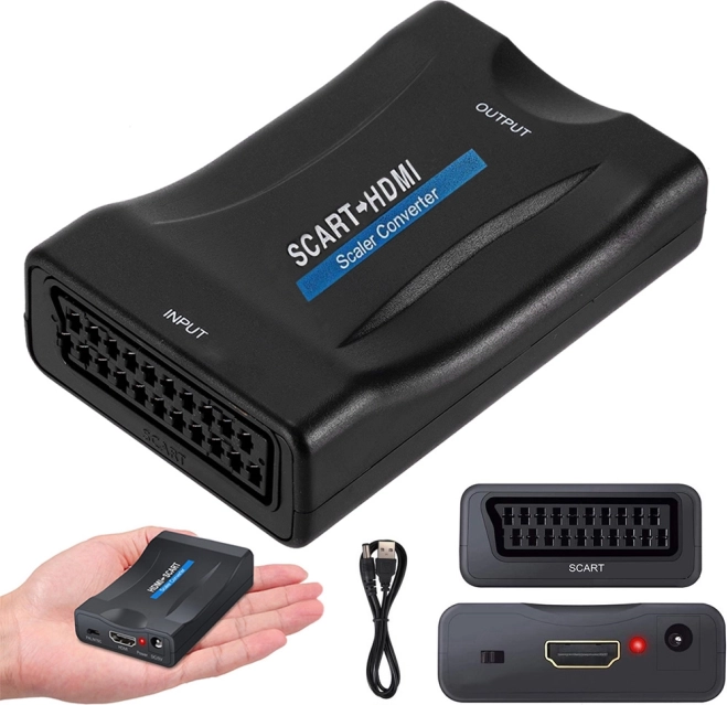 Převodník SCART na HDMI Full HD