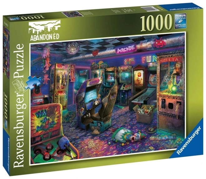 2D puzzle 1000 prvků Zapomenutý salon s hracími automaty