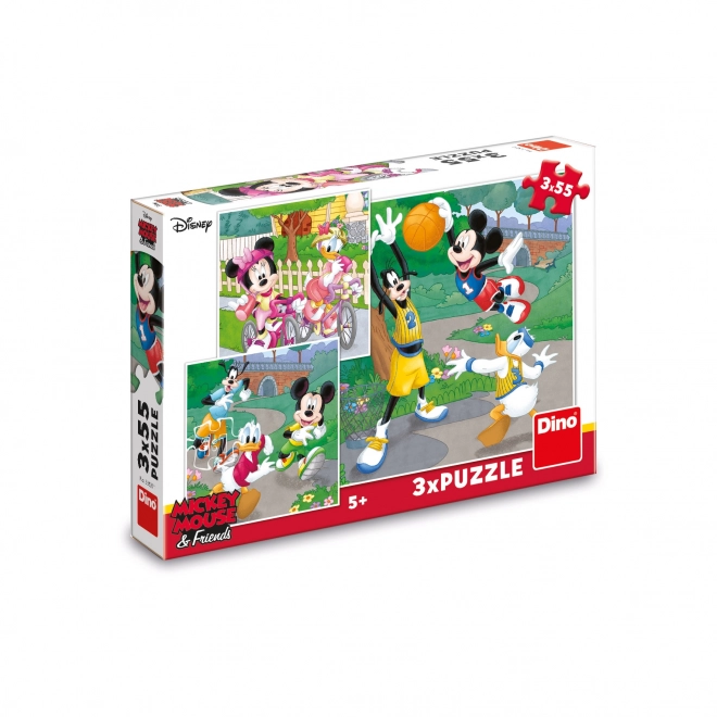 WD Mickey a Minnie sportovci 3x55D