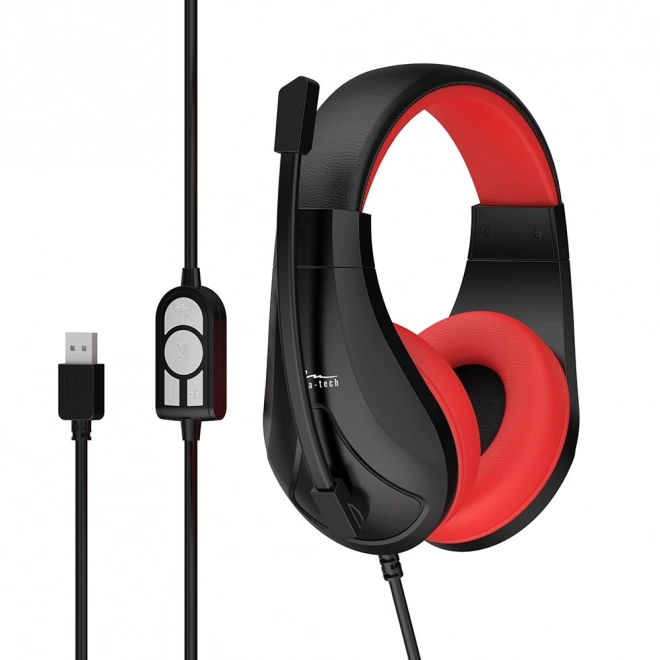 Stereofonní herní sluchátka NEMESIS USB s mikrofonem