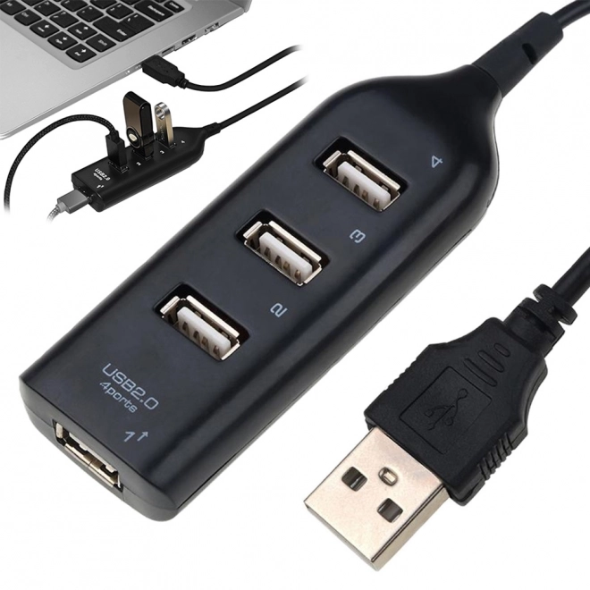 Usb rozbočovač 4 porty 2.0