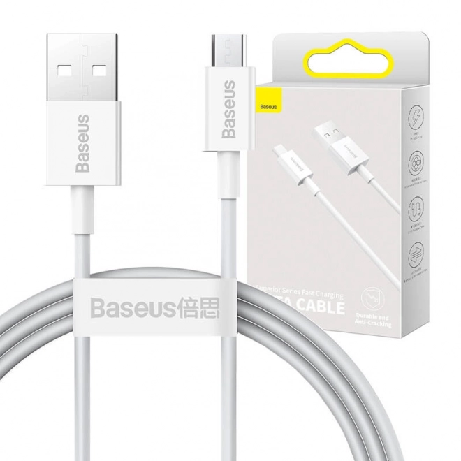Nabíjecí datový kabel Baseus Superior Series USB na micro USB, 2A, 1m