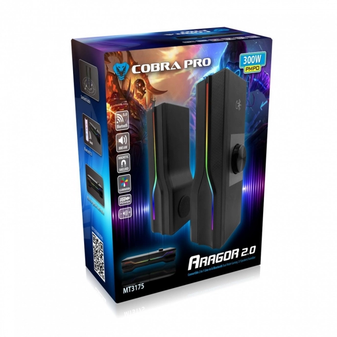 Herní soundbar Bluetooth Cobra Pro Aragor 2.0