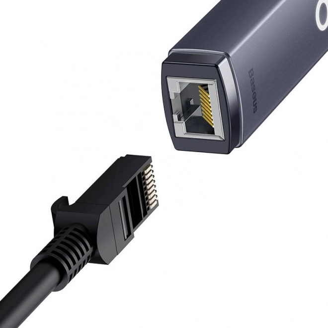 Síťový adaptér Baseus Lite Series USB-C na RJ45 (šedý)