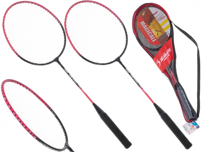 Sada badmintonových raket s obalem