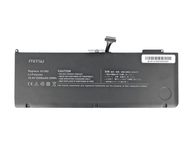 Baterie pro MacBook Pro 15 - A1382 5200 mAh