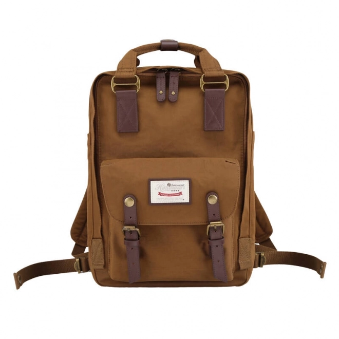 Batoh na notebook Himawari 188L 14'' (hnědý)