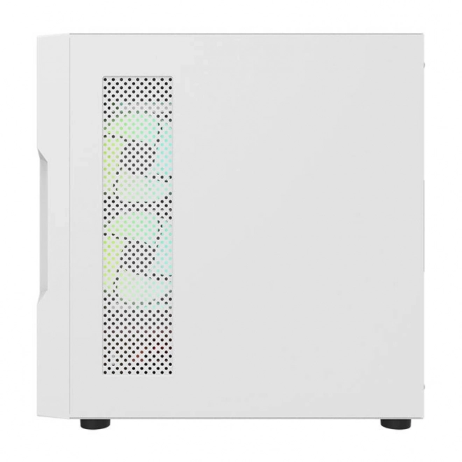 Počítačová skříň Darkflash DK431 + 4 ventilátory (bílá)