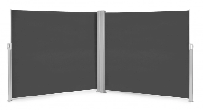 Oboustranná markýza 300x300x180 cm sluneční clona pro soukromí antracit MultiGarden