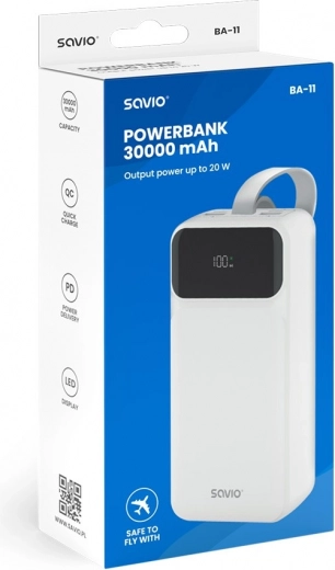 Obří kapacita 30000 mAh pro dny bez zásuvky