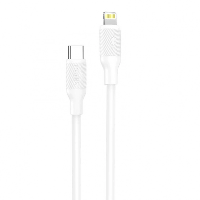 USB kabel Lightning Foneng X80, 27W, 1m bílý