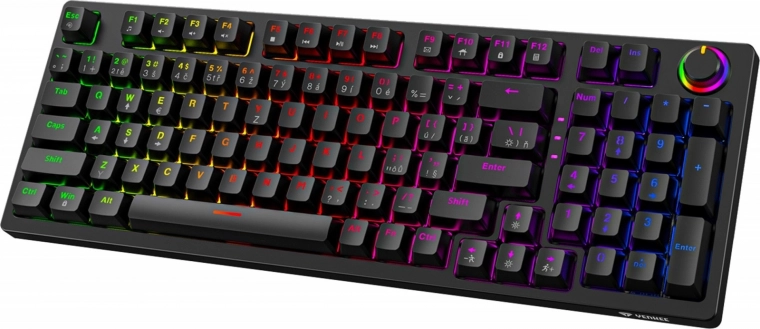 Mechanická klávesnice s RGB pro jistý stisk