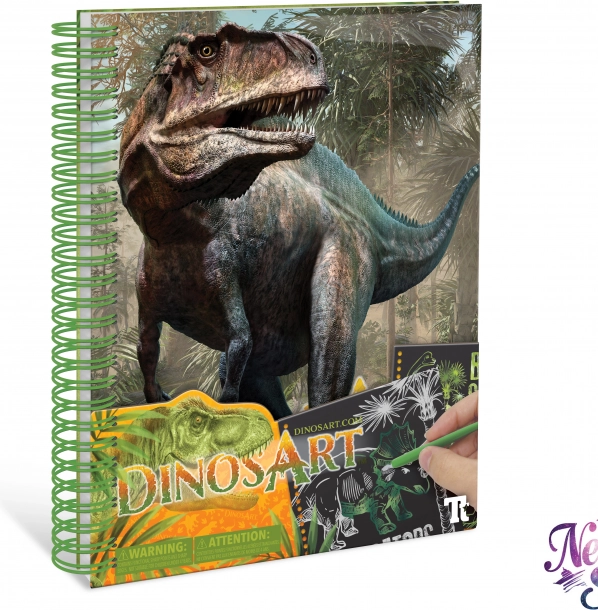 DinosArt vyškrabovací deníček