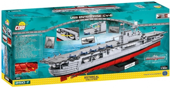 COBI 4815 II WW USS Enterprise CV-6, 1:300, 2510 k