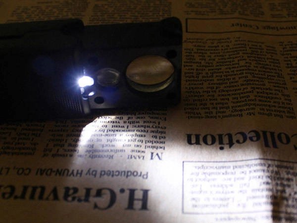 UV kontrola pravosti bankovek
