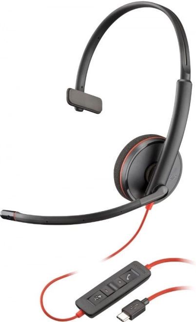 Monofonní sluchátka Blackwire 3210 s USB-C/A