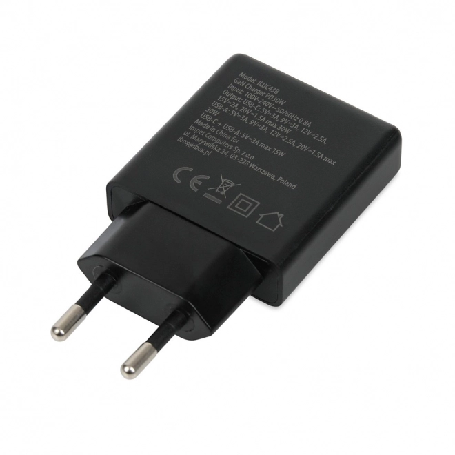 Síťová nabíječka iBOX 30W USB C