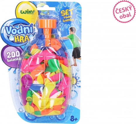 Vodní balónky 200 ks - Český obal