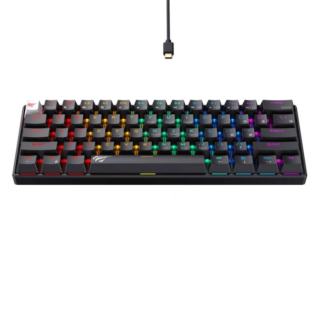Drátová mechanická RGB klávesnice Havit