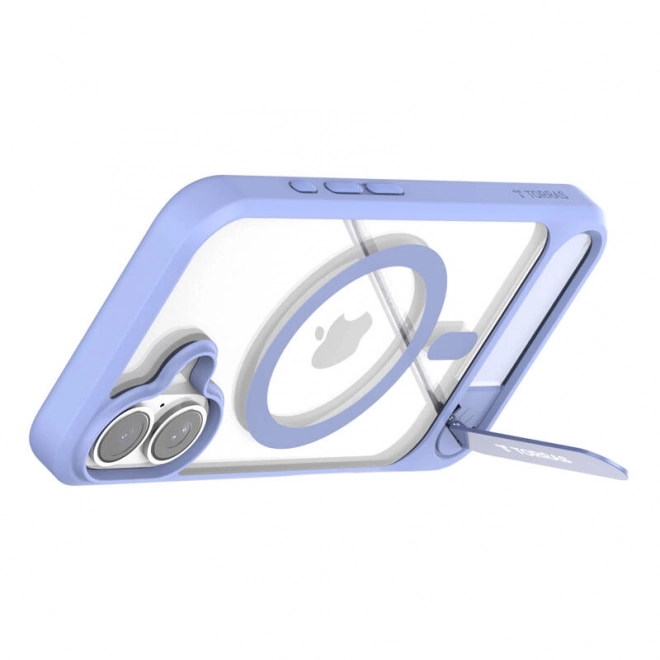 Pouzdro Torras s magnetickým stojánkem pro iPhone 16 modré