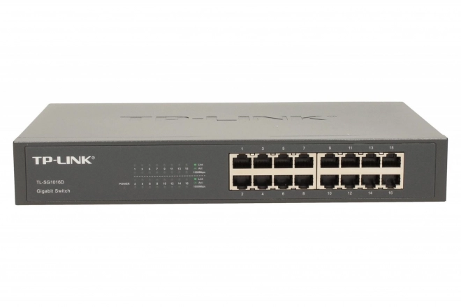 SG1016D přepínač L2 16x1GbE Stolní počítač