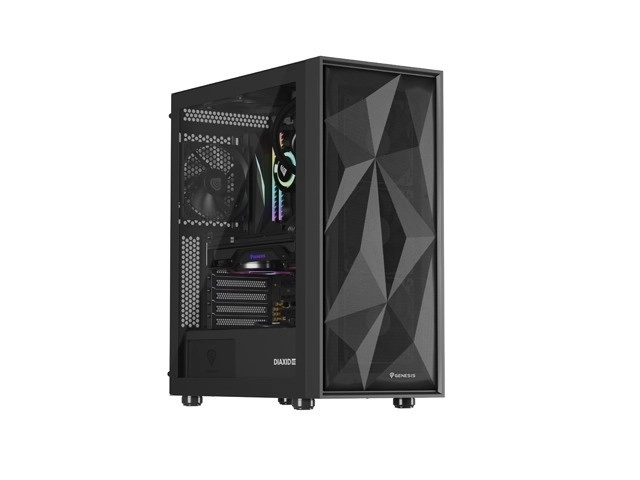 Genesis Diaxid 605F MIDI TOWER skříň USB-C černá