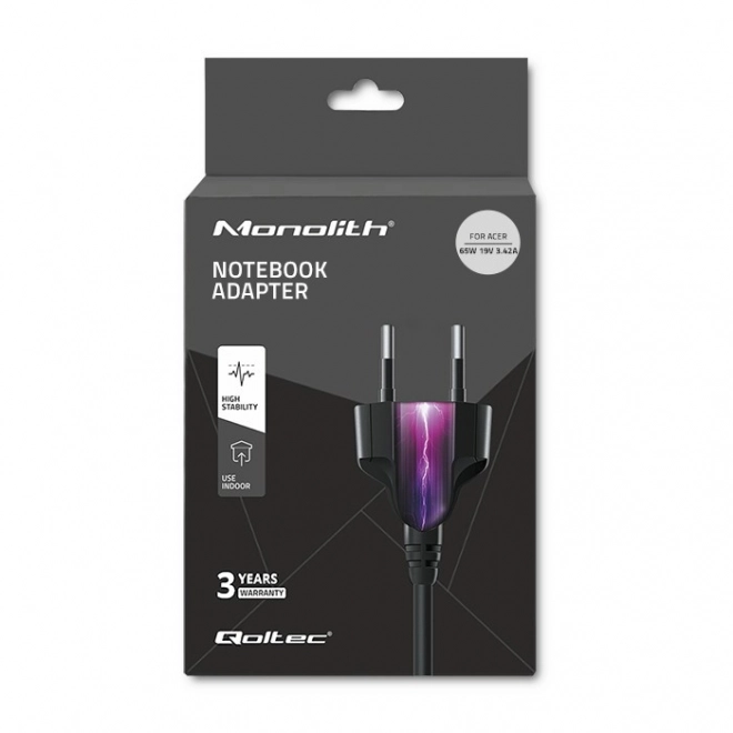 Napájecí zdroj Acer 65W | 19V | 3,42A | 5,5x1,7 |+napájecí kabel