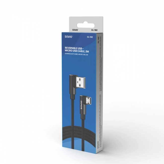 Kabel s oboustranným konektorem USB Micro USB - USB A 1m