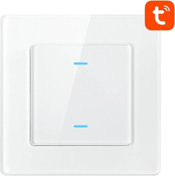 Chytrý Wi-Fi vypínač Avatto 2-cestný TUYA bílý