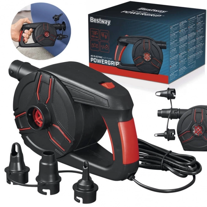 Bestway praktická elektrická pumpa PowerGrip 3 adaptéry 62258