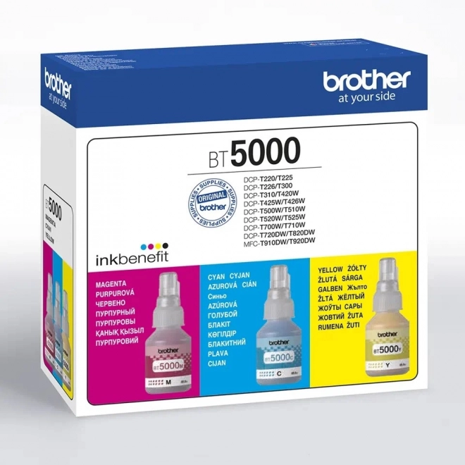 Sada inkoustů Multipack BT5000CMY 3x5k pro DCP-T2xx/3xx/4xx/5xx/7xx/T9x0