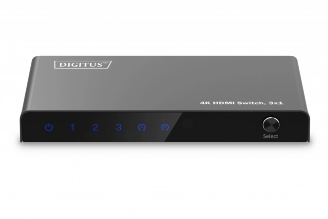 Přepínač 4K HDMI 3x1 s dálkovým ovládáním