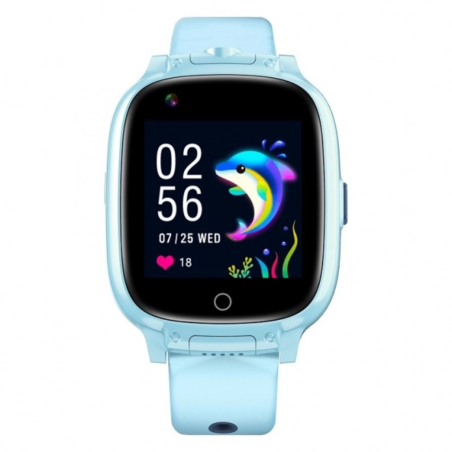 Detský smartwatch garett twin 4g modrý